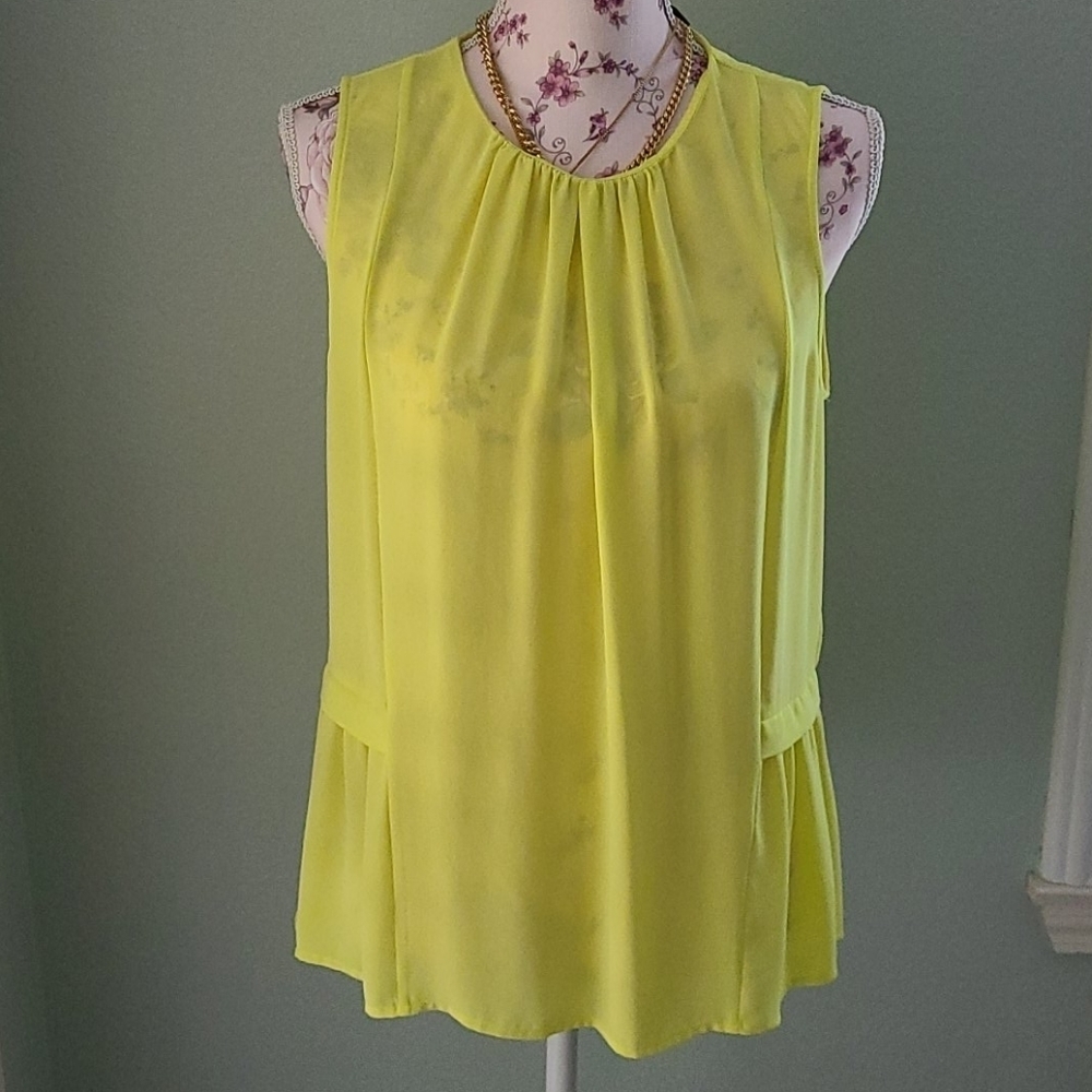 Bright Yellow J. Crew Blouse